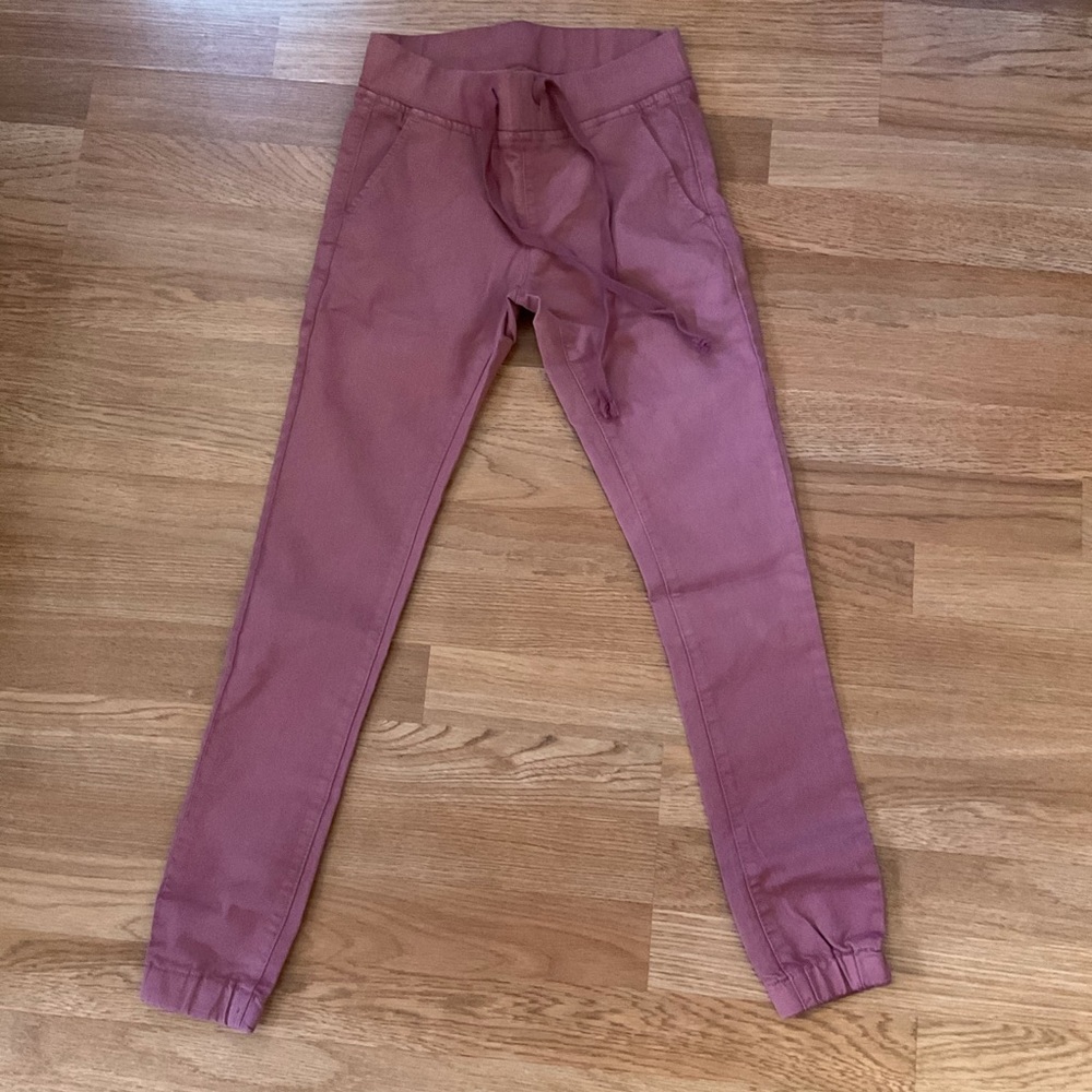 Pink cargo like pants